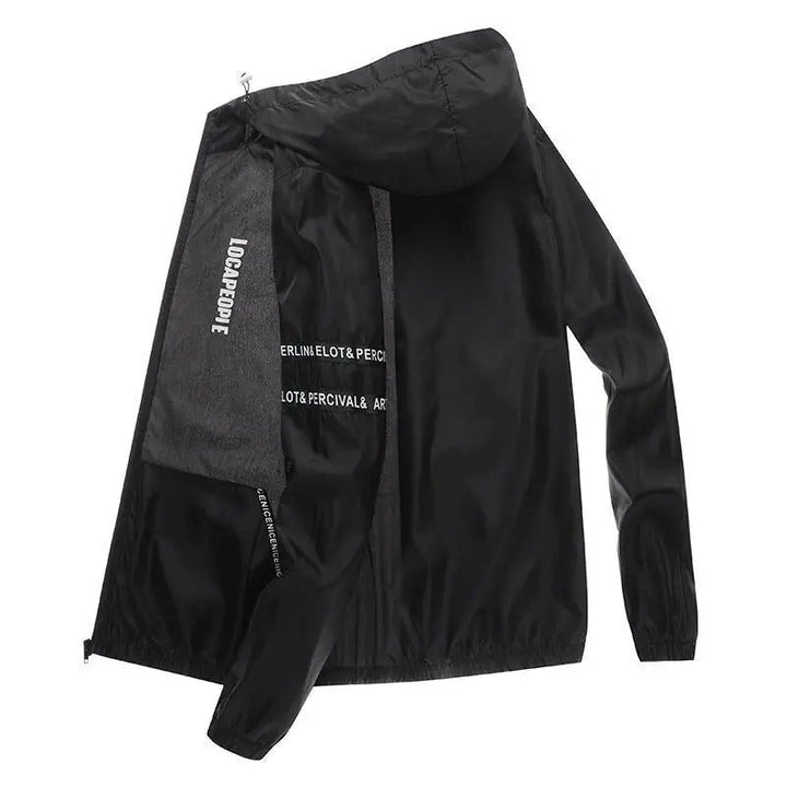 Echoarchiv | Leichte Sommerjacke für Männer mit Langen Ärmeln und Uv-Schutz