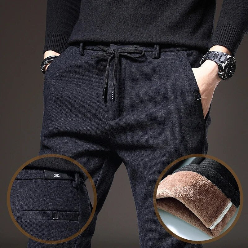 Echoarchiv | Männer Winter Fleece Warme Casual Hosen