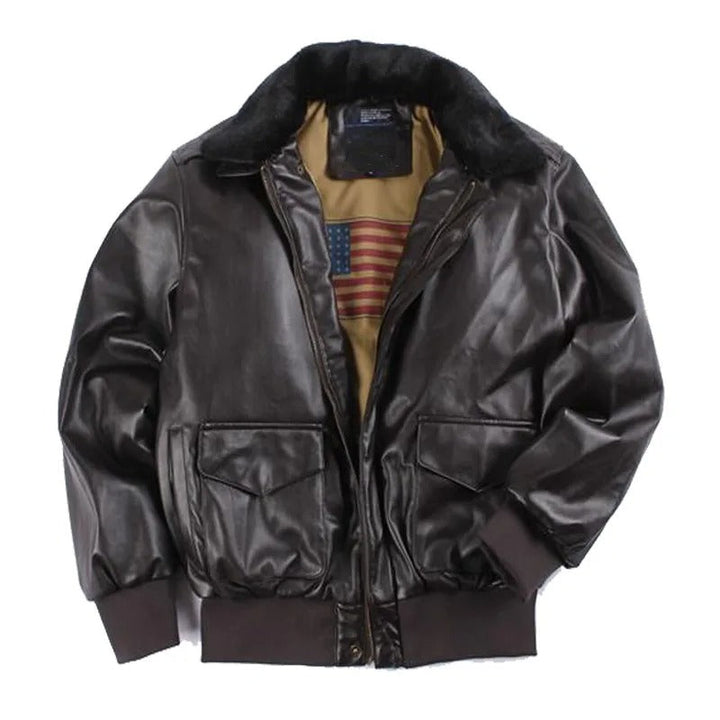 Herren Vegan Leder Winterjacke mit Warm & Stylisch | Echoarchiv