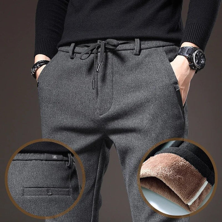 Echoarchiv | Männer Winter Fleece Warme Casual Hosen
