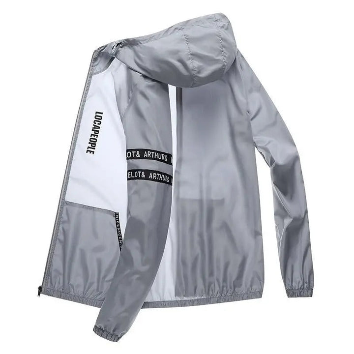 Echoarchiv | Leichte Sommerjacke für Männer mit Langen Ärmeln und Uv-Schutz