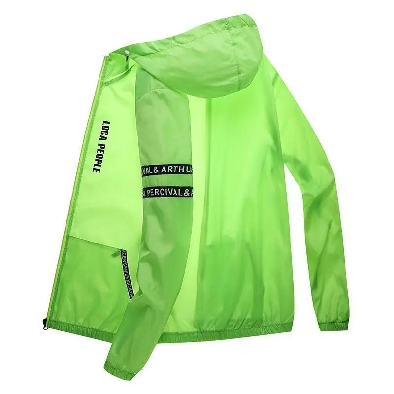 Echoarchiv | Leichte Sommerjacke für Männer mit Langen Ärmeln und Uv-Schutz