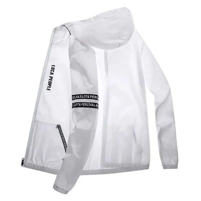 Echoarchiv | Leichte Sommerjacke für Männer mit Langen Ärmeln und Uv-Schutz