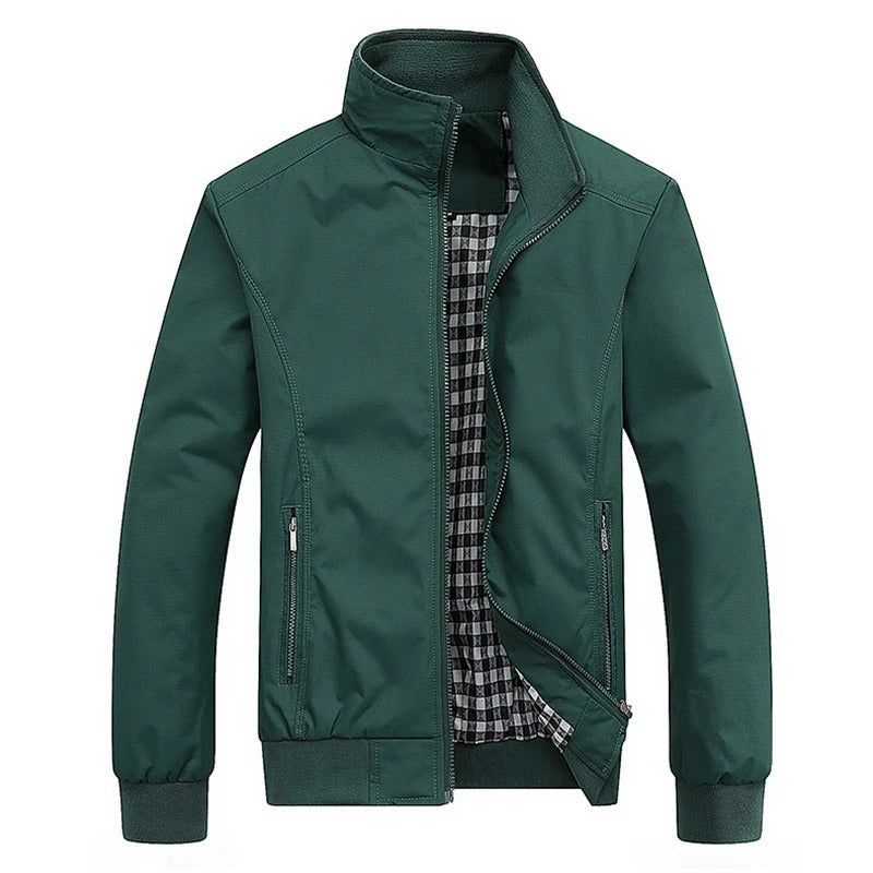 Echoarchiv - Stilvolle Casual Herbst WindbrEchoarchivker mit Kragen für Männer