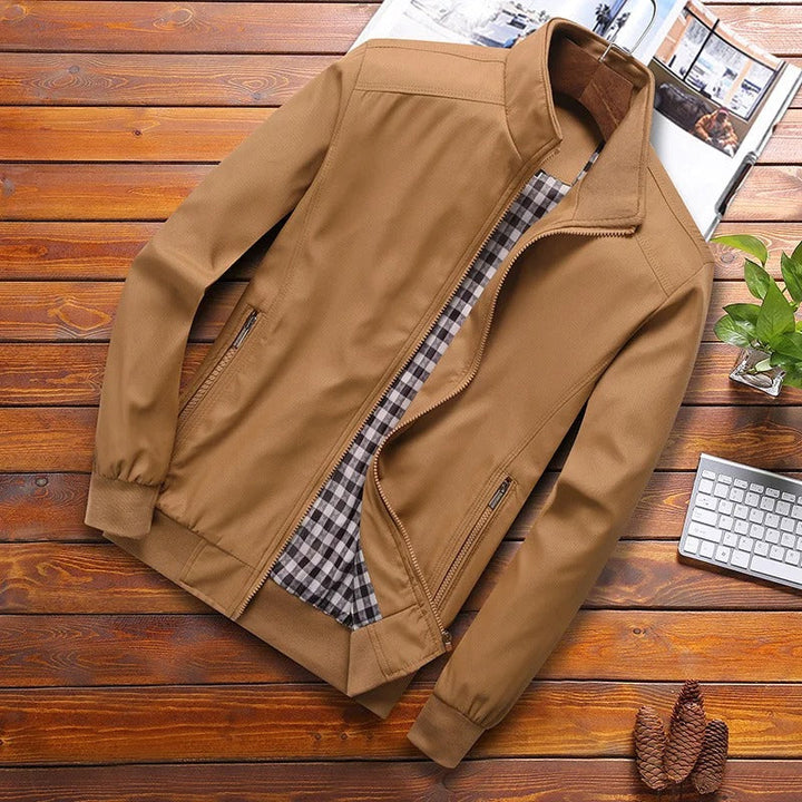Echoarchiv - Stilvolle Casual Herbst WindbrEchoarchivker mit Kragen für Männer