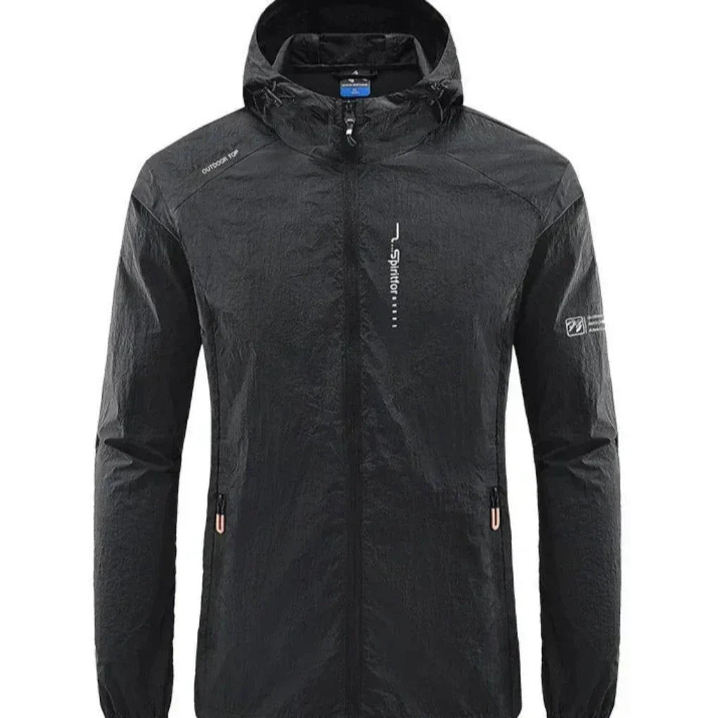 Echoarchiv | Ultraleichte, Wind- und Sonnensichere Sommerjacke mit Kapuze für Herren