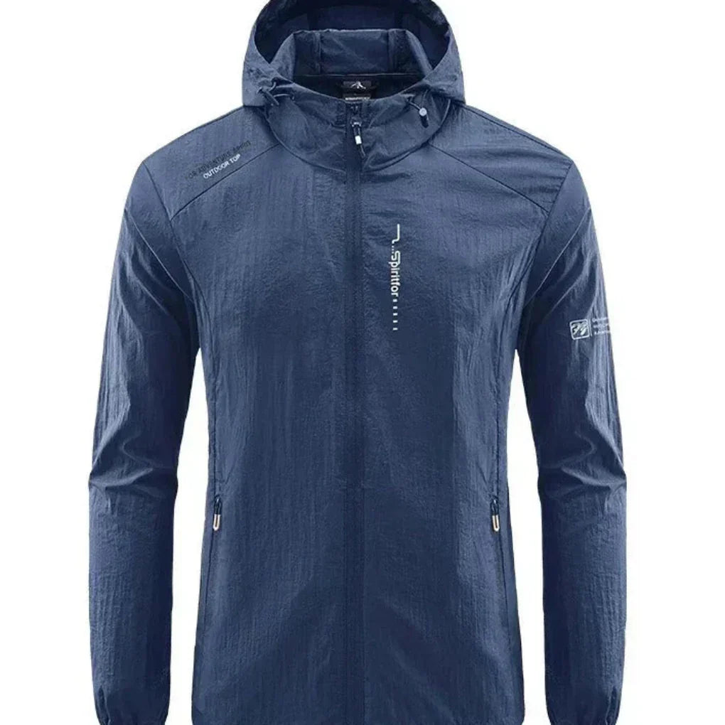 Echoarchiv | Ultraleichte, Wind- und Sonnensichere Sommerjacke mit Kapuze für Herren