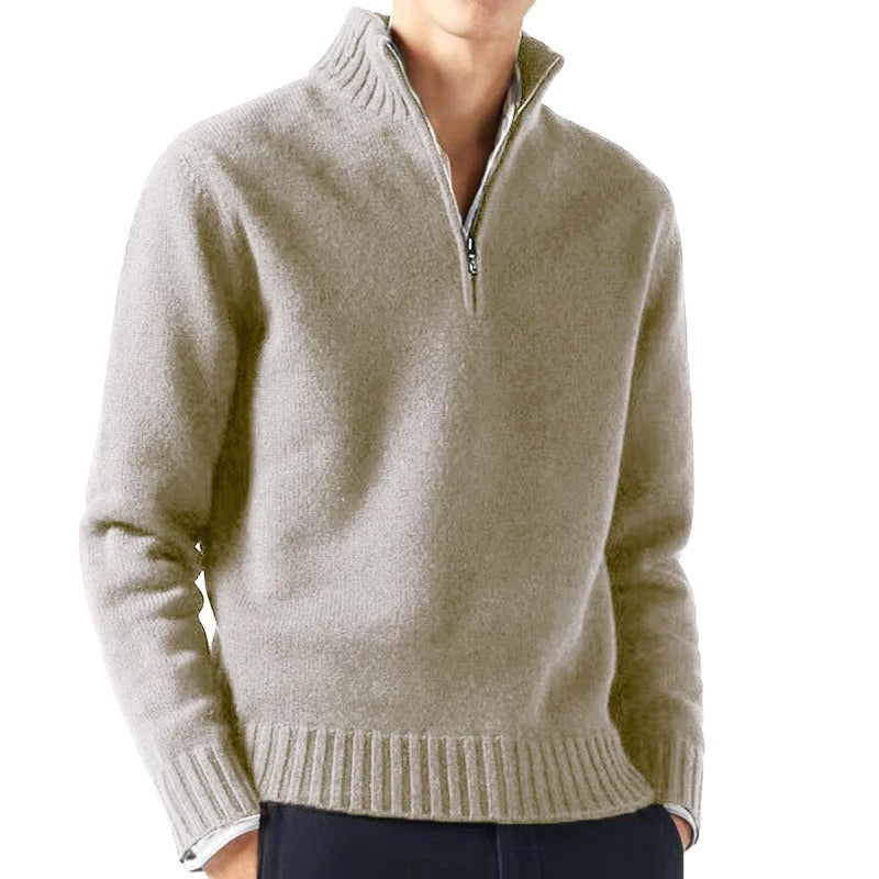 Echoarchiv | Rollkragenpullover mit Reißverschluss