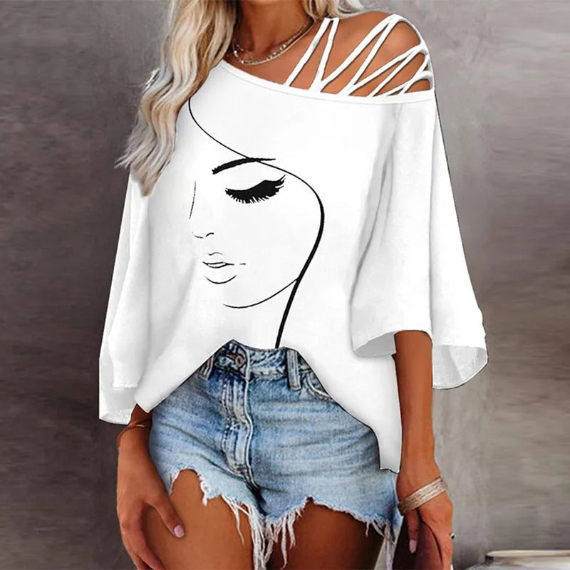 Bedrucktes Damenshirt