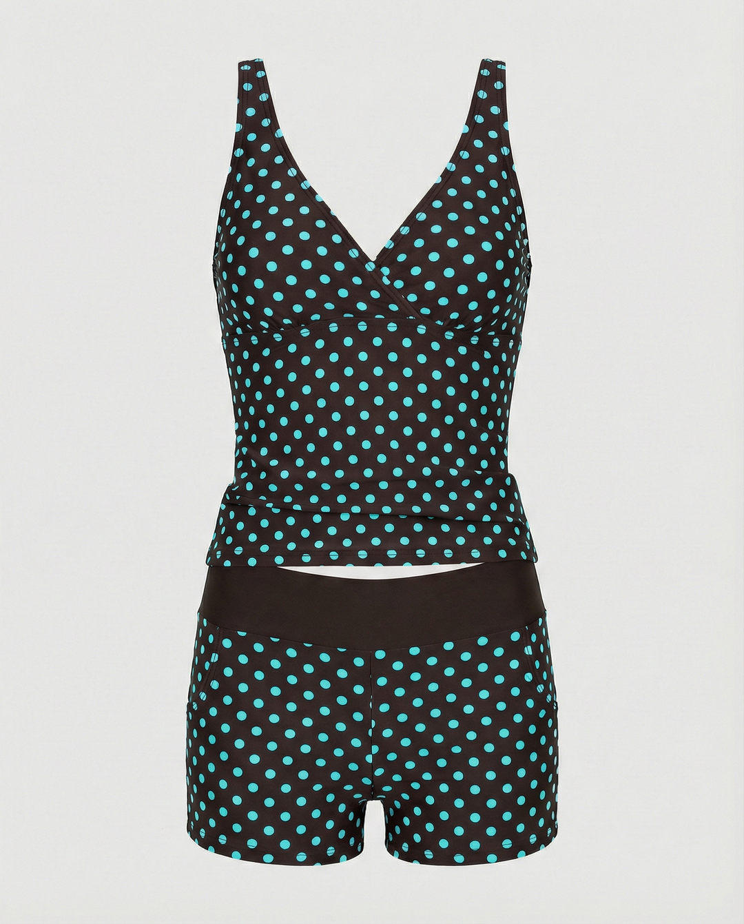 Echoarchiv – Figurschmeichelnder Damen-Tankini, Tankini-Oberteil & Modische Shorts