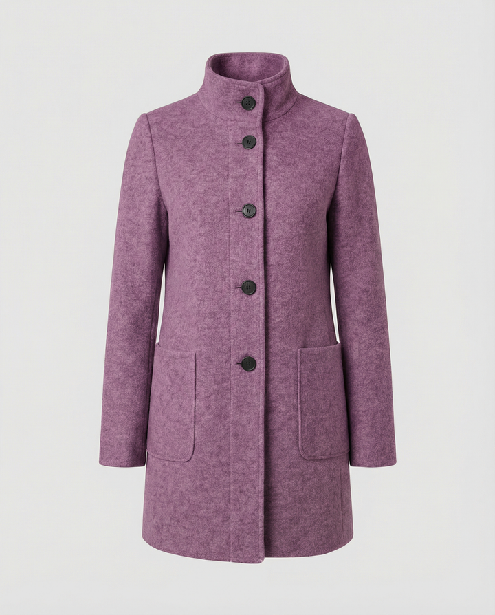Damen Textil Kurzmantel mit Echoarchivrnem & Elegantem Design | Echoarchiv