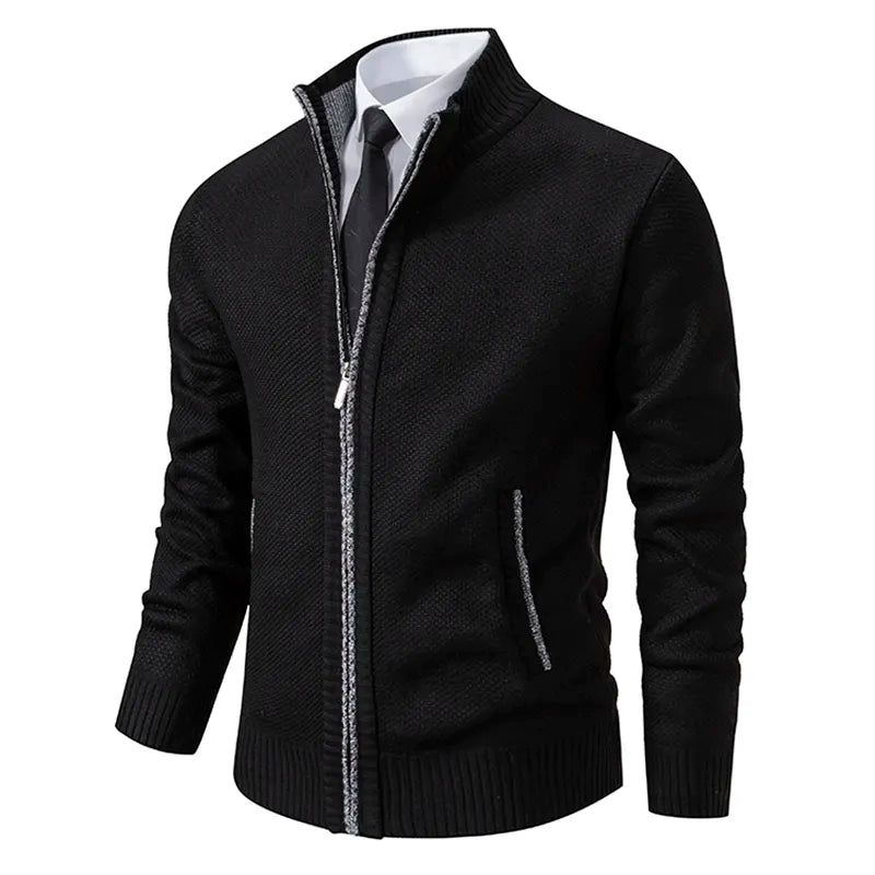 Echoarchiv - Stilvolle und Bequeme Winter Fleece Jacke mit Reißverschluss für Männer