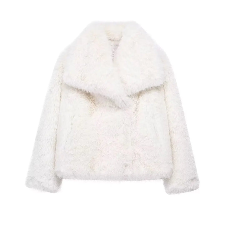 Echoarchiv | Warme Pelzjacke Für Damen In Stilvollem Design