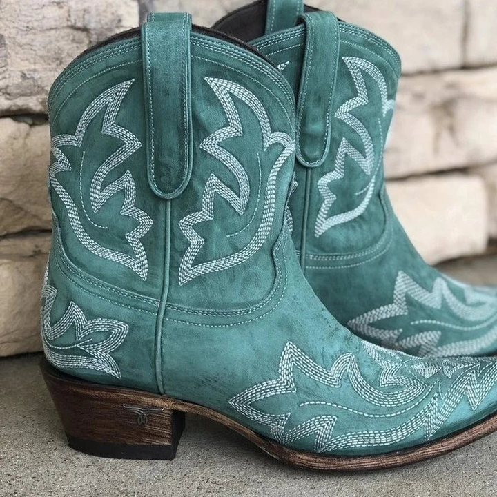 Echoarchiv | Damen Western Cowboystiefel Braun