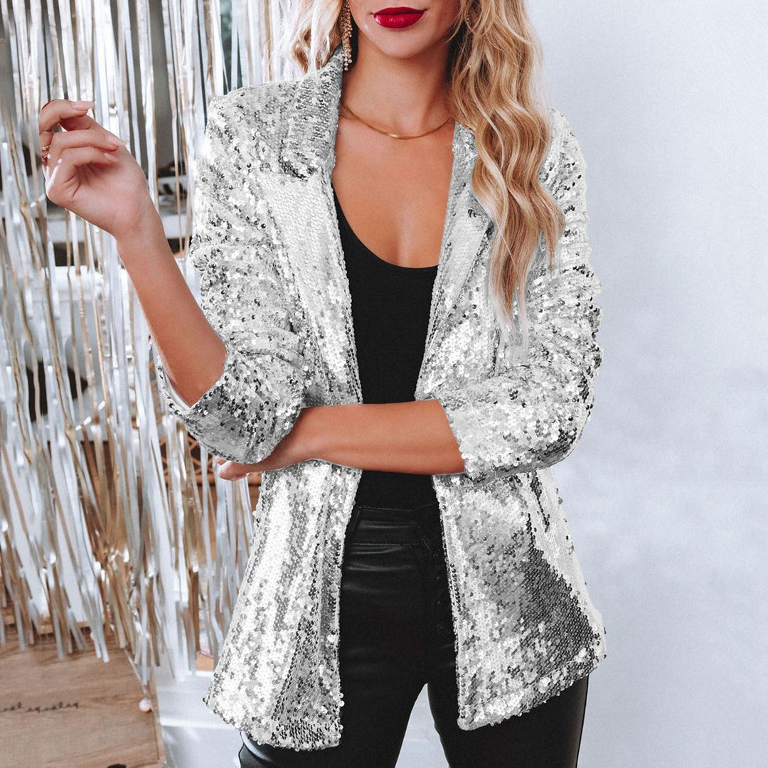 Echoarchiv | Glamouröse Pailletten Blazer
