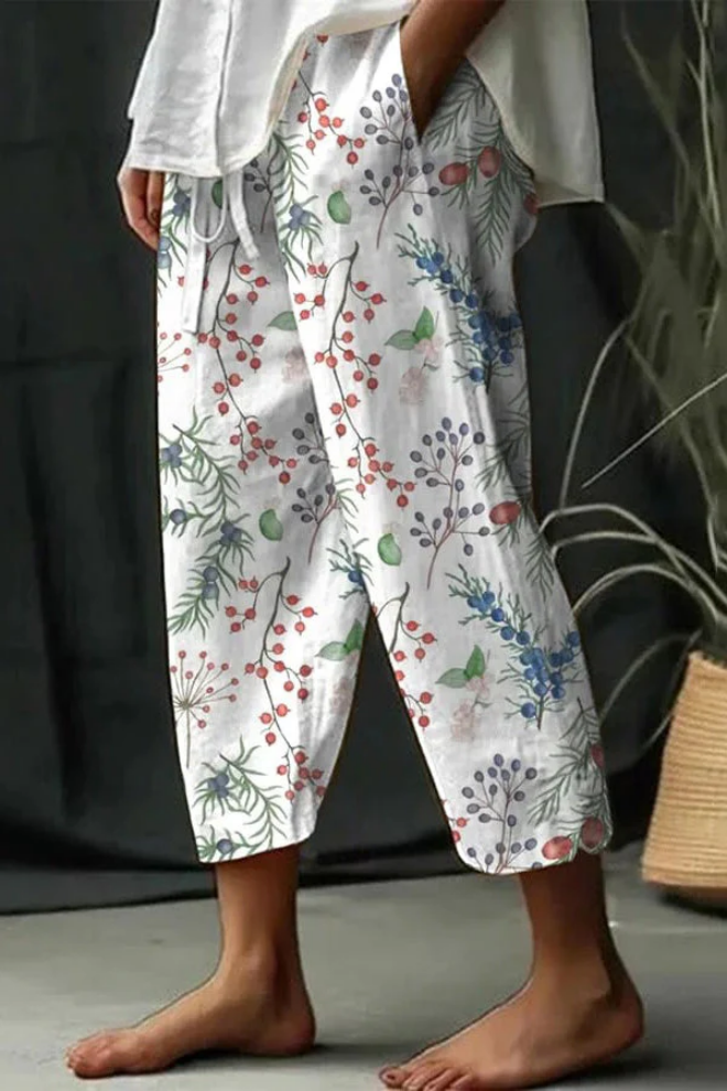 Echoarchiv | Casual Unique Printed Button Pocket Pants