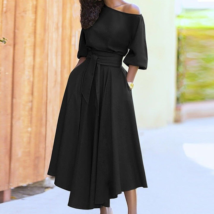 WOLF A-Linien-Kleid zum Binden - FashionWOLF