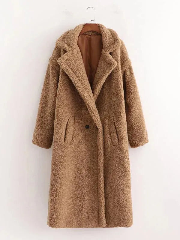 Echoarchiv | Damen Warmer Fell Wollmantel