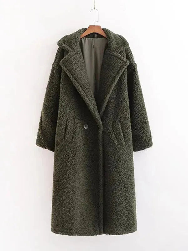 Echoarchiv | Damen Warmer Fell Wollmantel