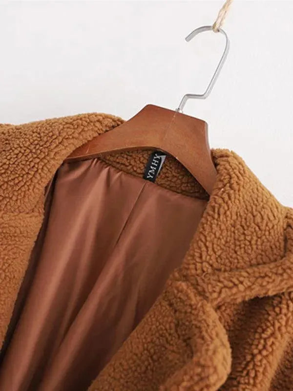 Echoarchiv | Damen Warmer Fell Wollmantel