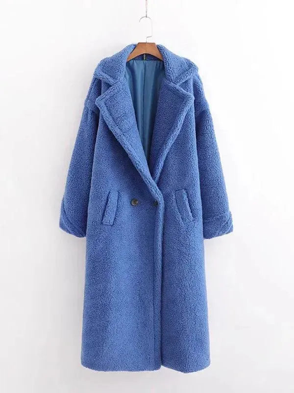 Echoarchiv | Damen Warmer Fell Wollmantel