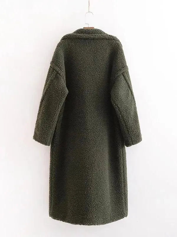 Echoarchiv | Damen Warmer Fell Wollmantel