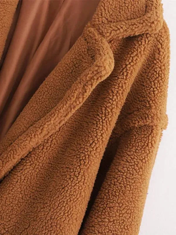Echoarchiv | Damen Warmer Fell Wollmantel