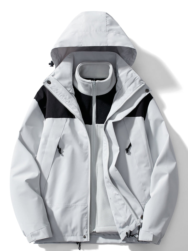 Echoarchiv | 3-in-1 Fleece-Winterjacke mit Kapuze für Damen