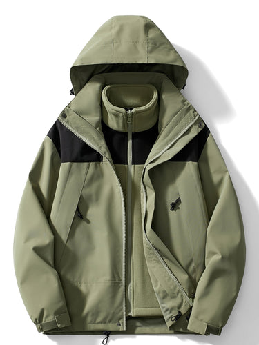 Echoarchiv | 3-in-1 Fleece-Winterjacke mit Kapuze für Damen