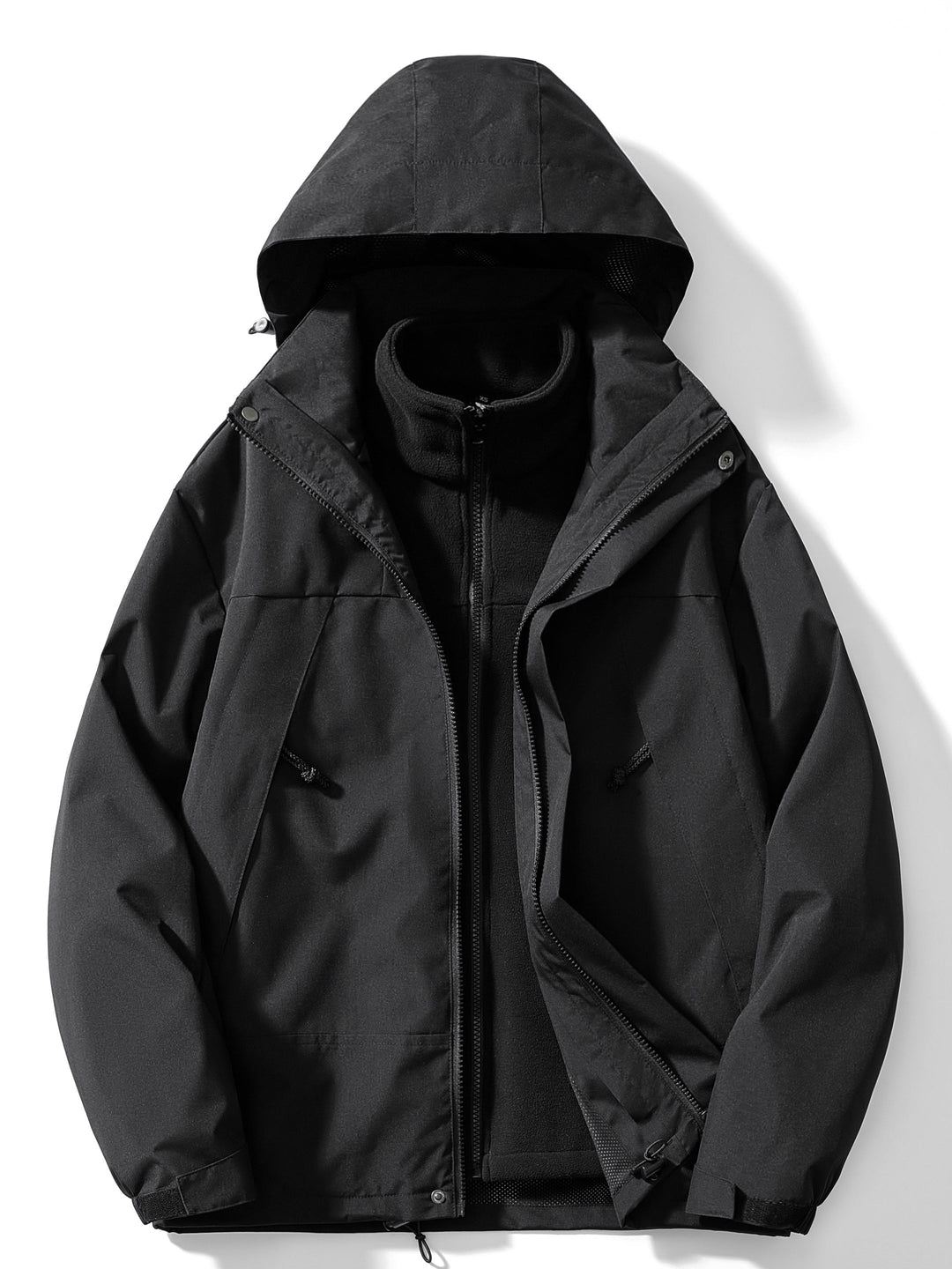 Echoarchiv | 3-in-1 Fleece-Winterjacke mit Kapuze für Damen