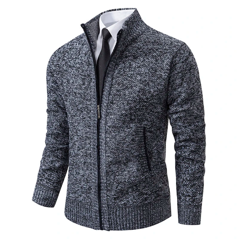 Echoarchiv - Stilvolle und Bequeme Winter Fleece Jacke mit Reißverschluss für Männer