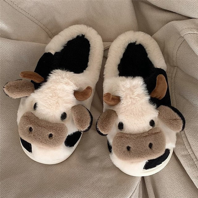 Flauschige Tierpantoffeln