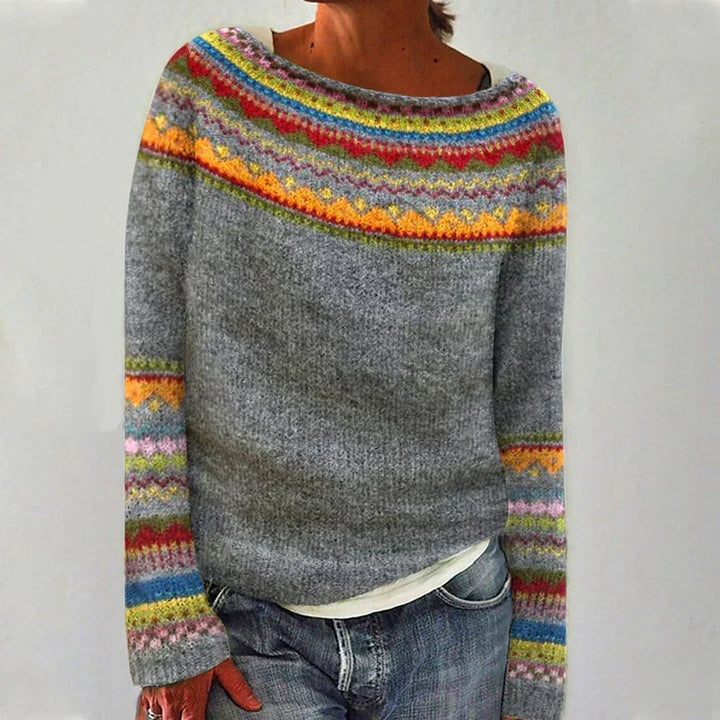 Echoarchiv | Gemütlicher Fair Isle Pullover