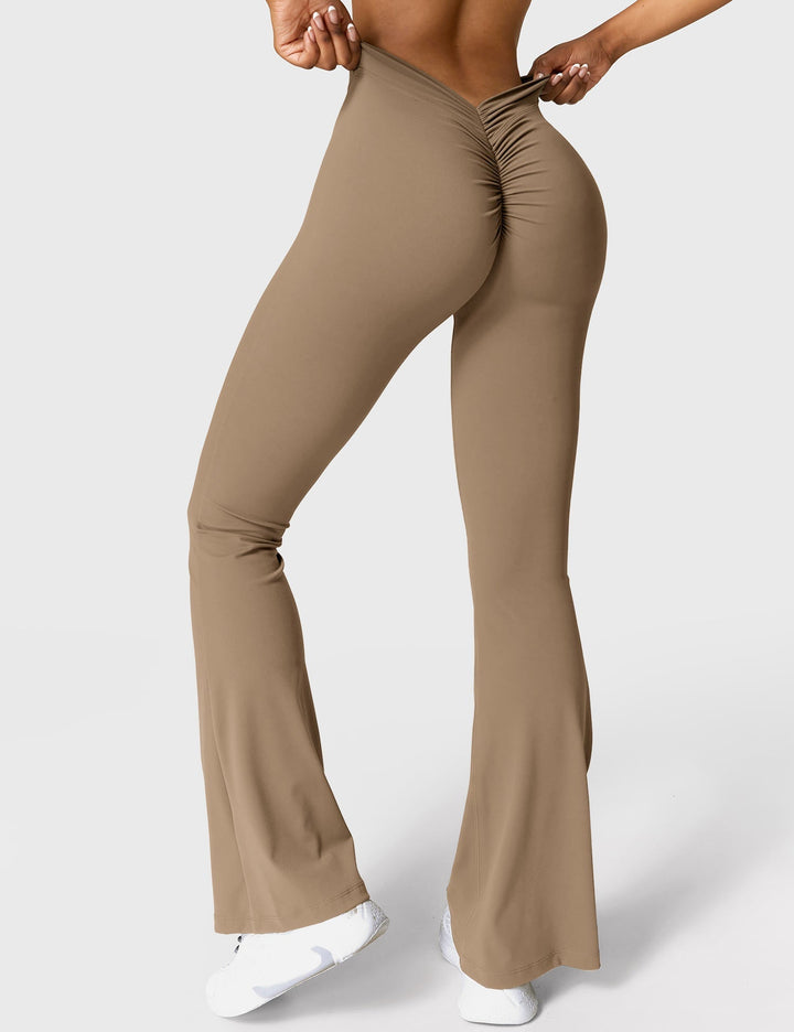 Echoarchiv | Ausgestellte Leggings mit V-Ausschnitt
