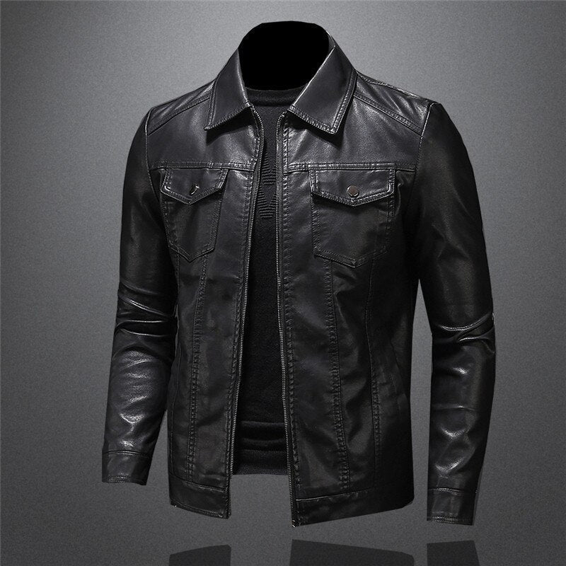 Echoarchiv | Klassische Lederjacke für Herren