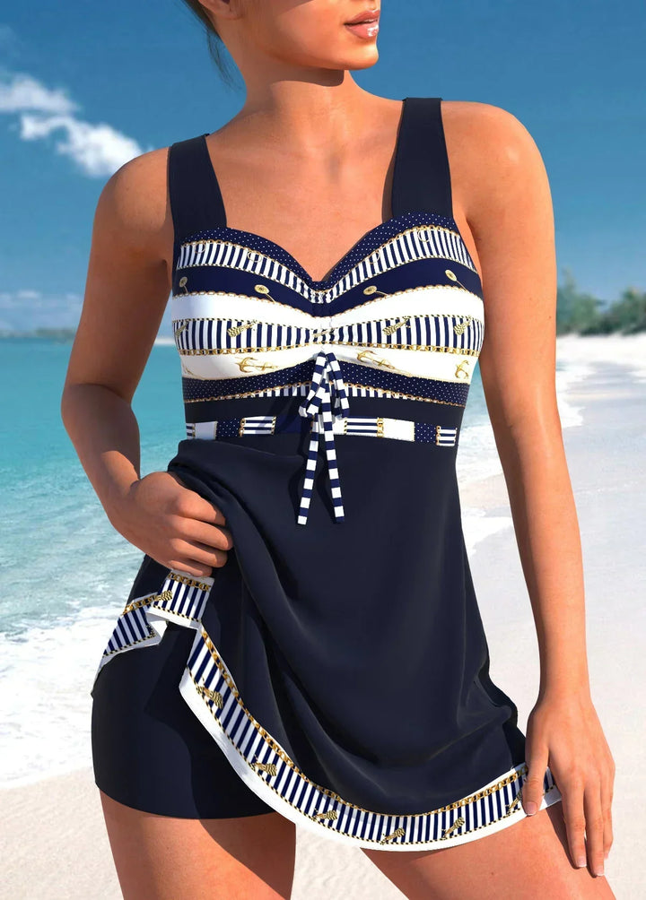Echoarchiv | Schlanker, Leichter Tankini aus Patchwork