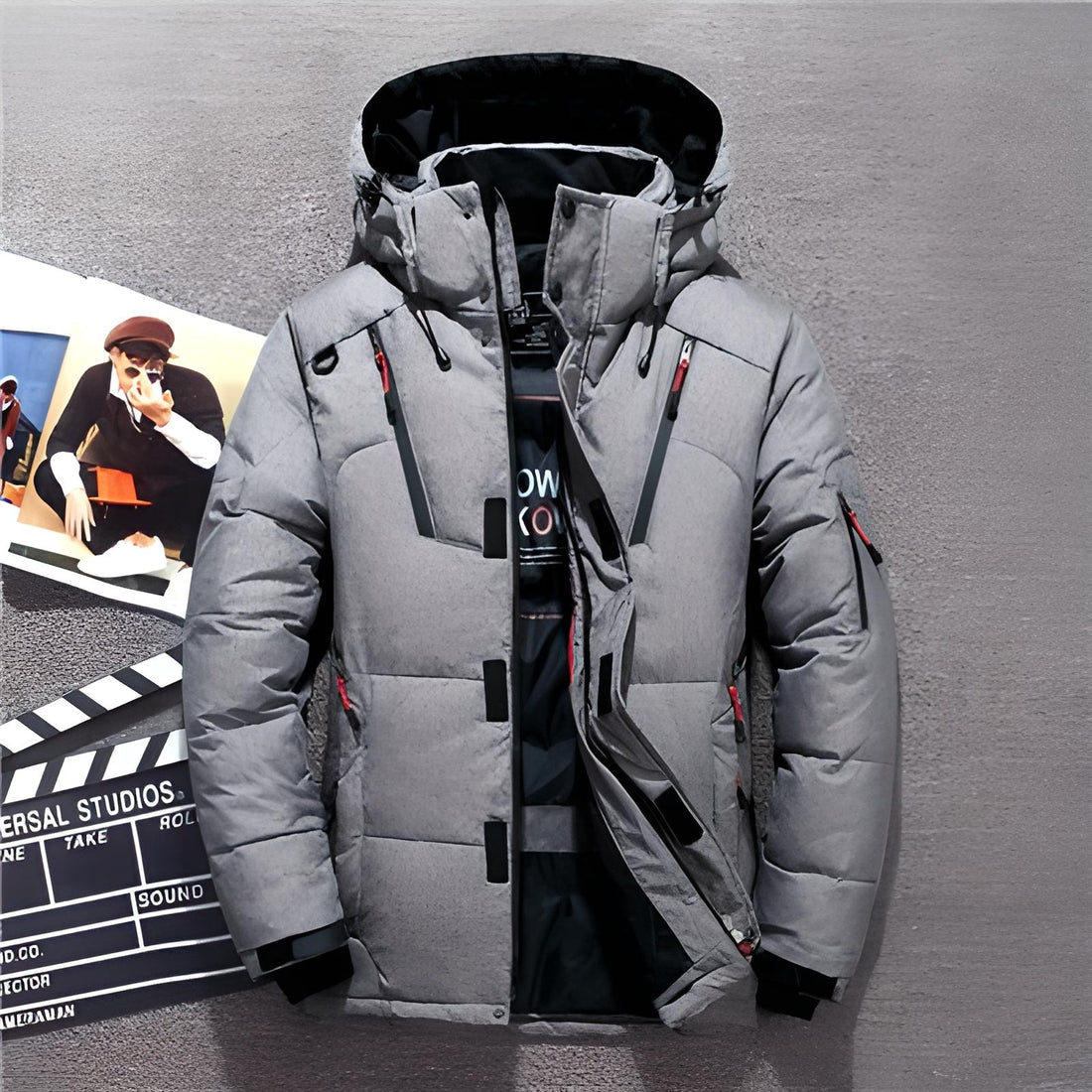 Luxuriöse Daunenjacke für Herren – Leicht und Warm im Winter – Taviero